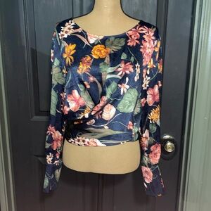 Beautiful navy blouse